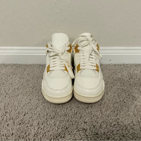 Jordan Shoes - Wmns Air Jordan 4 Retro 'Metallic Gold'  size 5.5